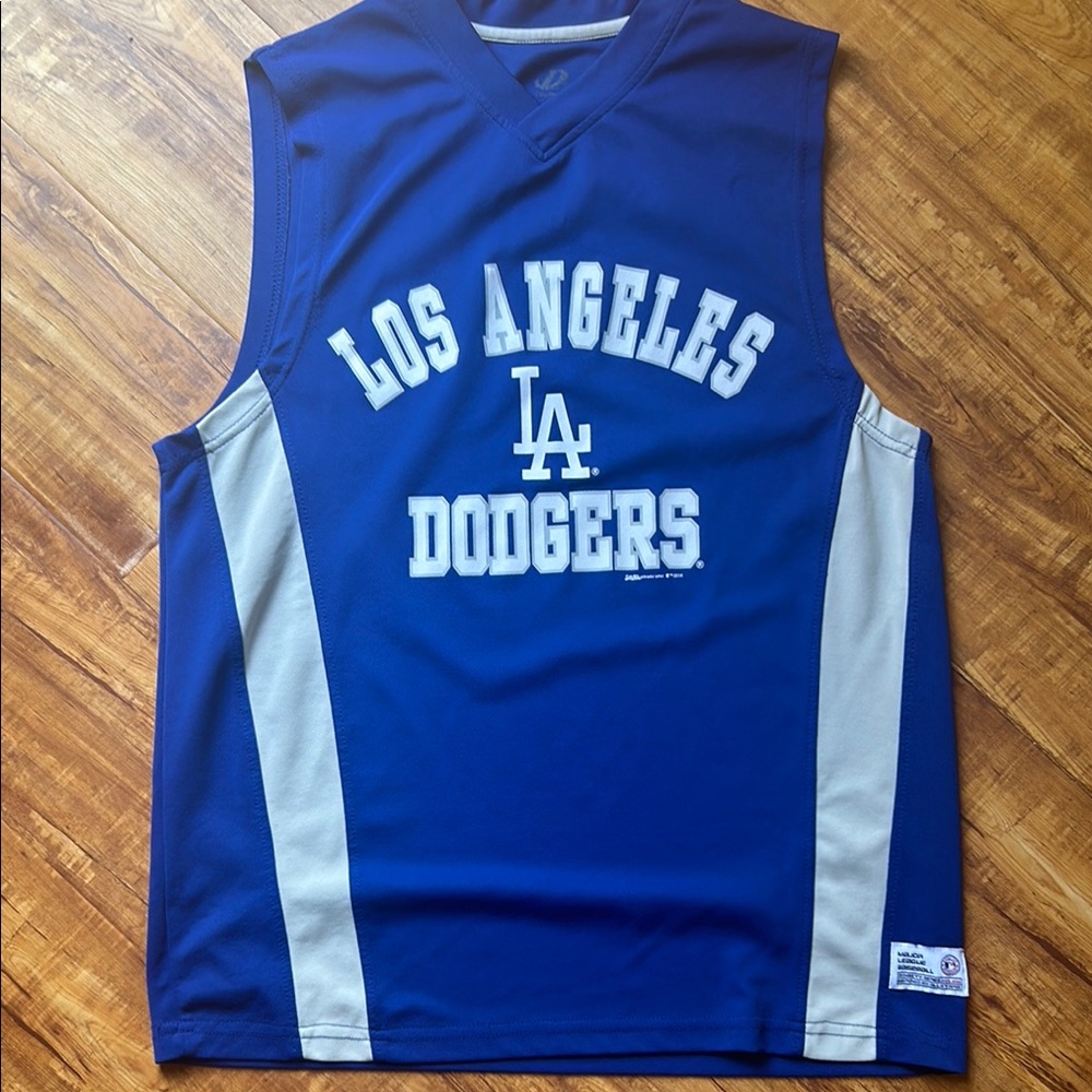 Los Angeles Dodgers Blue and Gray Jersey